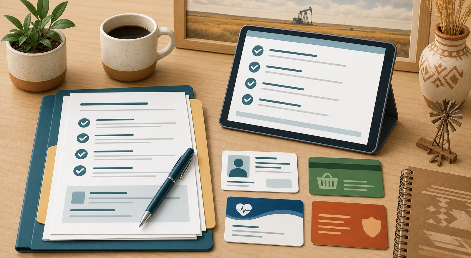 Eligibility documents for SNAP, Medicaid, Lifeline, and tablet assistance in Oklahoma